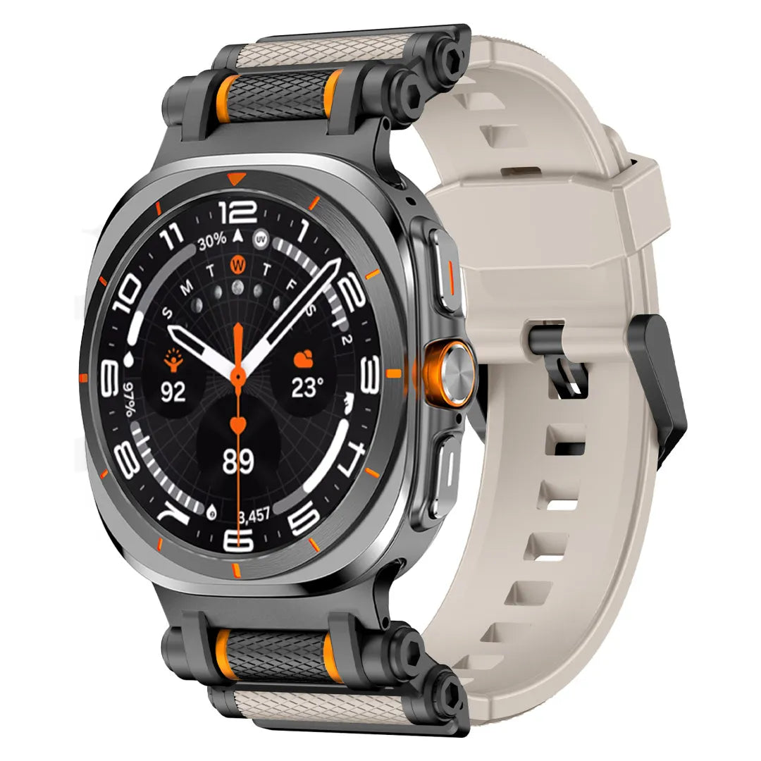 Rotation Axis Silicone Band For Galaxy Watch 7 Ultra/8 Ultra