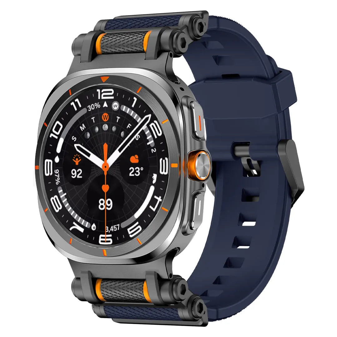 Rotation Axis Silicone Band For Galaxy Watch 7 Ultra/8 Ultra