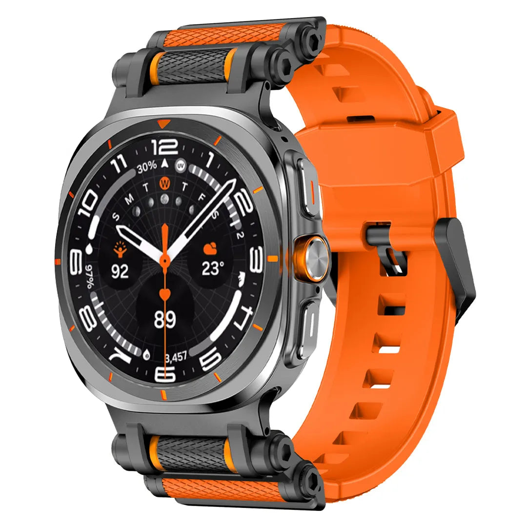 Rotation Axis Silicone Band For Galaxy Watch 7 Ultra/8 Ultra