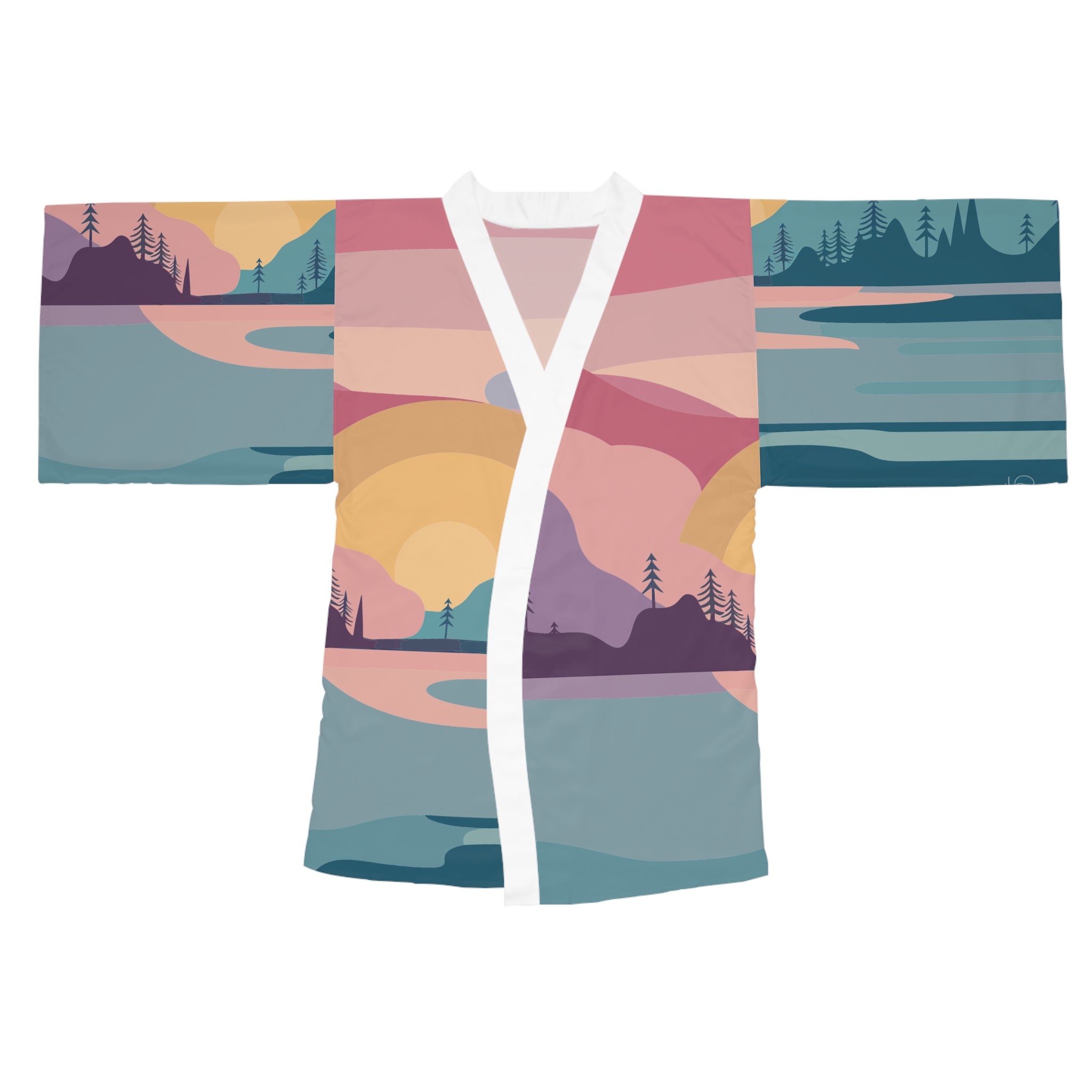 Pastel Scene Kimono – Dream in Soft Color