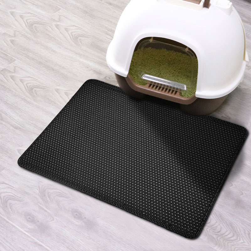 Double Layer EVA Pet Cat Litter Pad Sand Mat