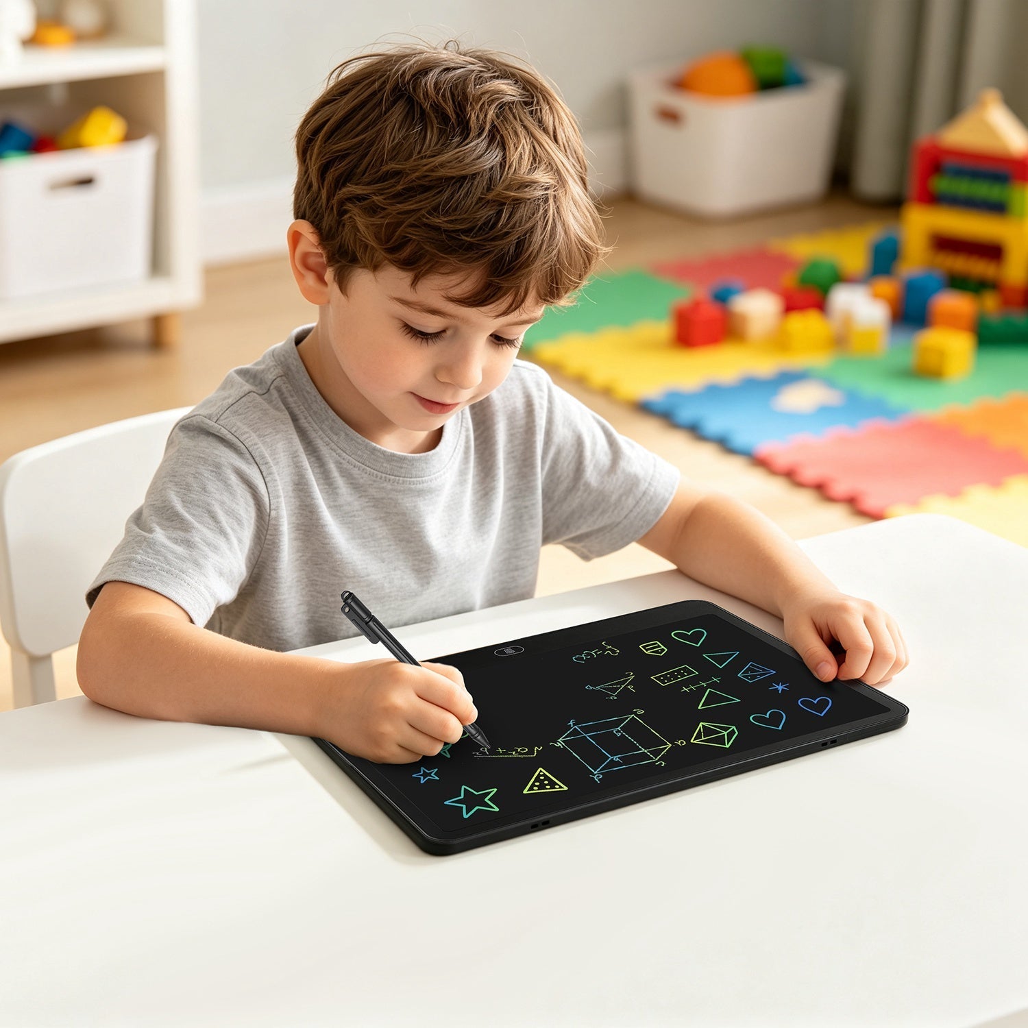 LCD Writing Tablet for Kids with Stylus & Lock Function