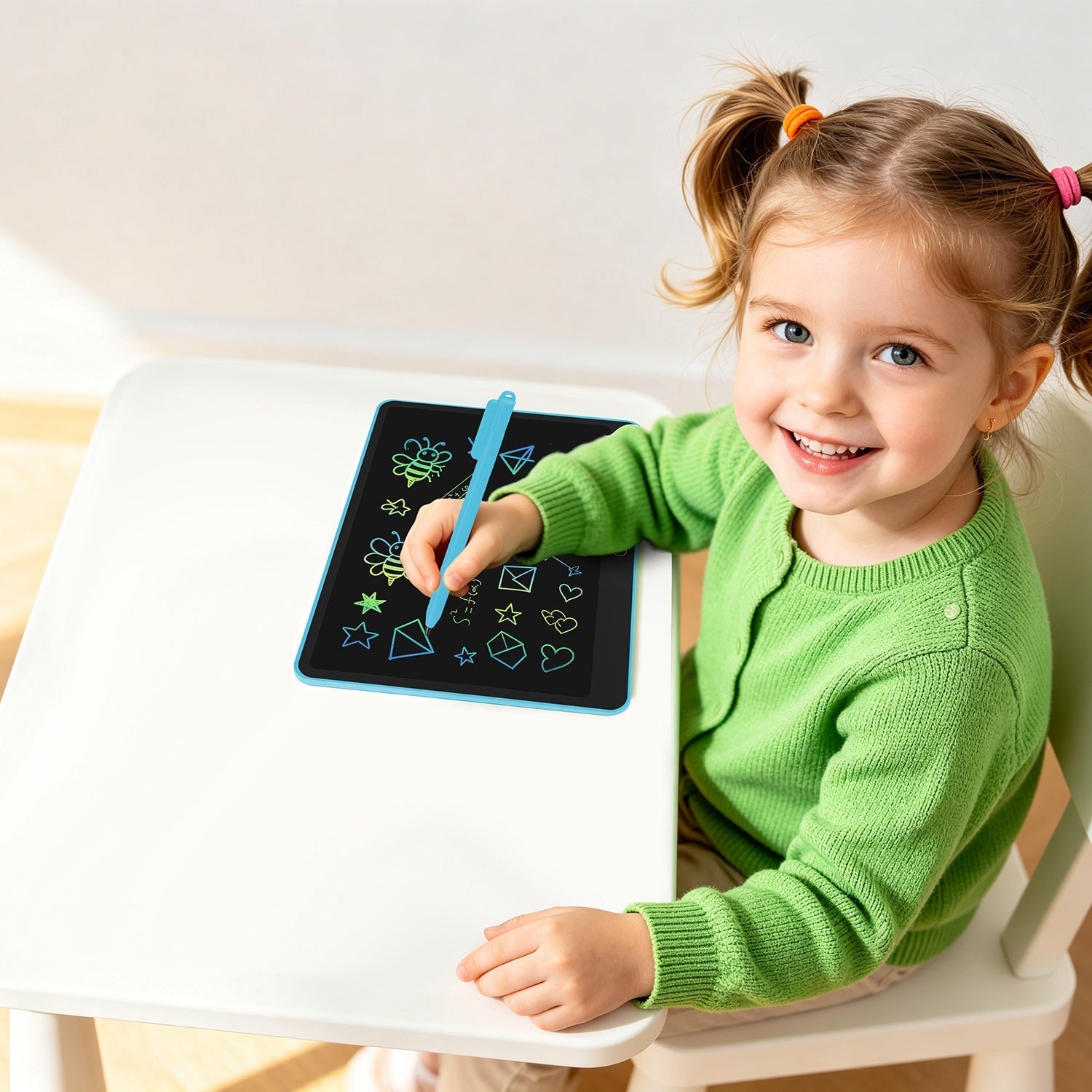 LCD Writing Tablet for Kids with Stylus & Lock Function