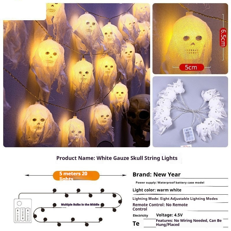 Halloween Horror Atmosphere Decoration Indoor Wall Layout Colored Lights