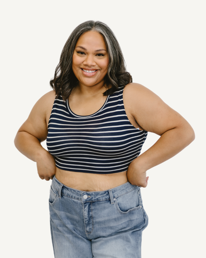 Crew Neck Tank Halftee