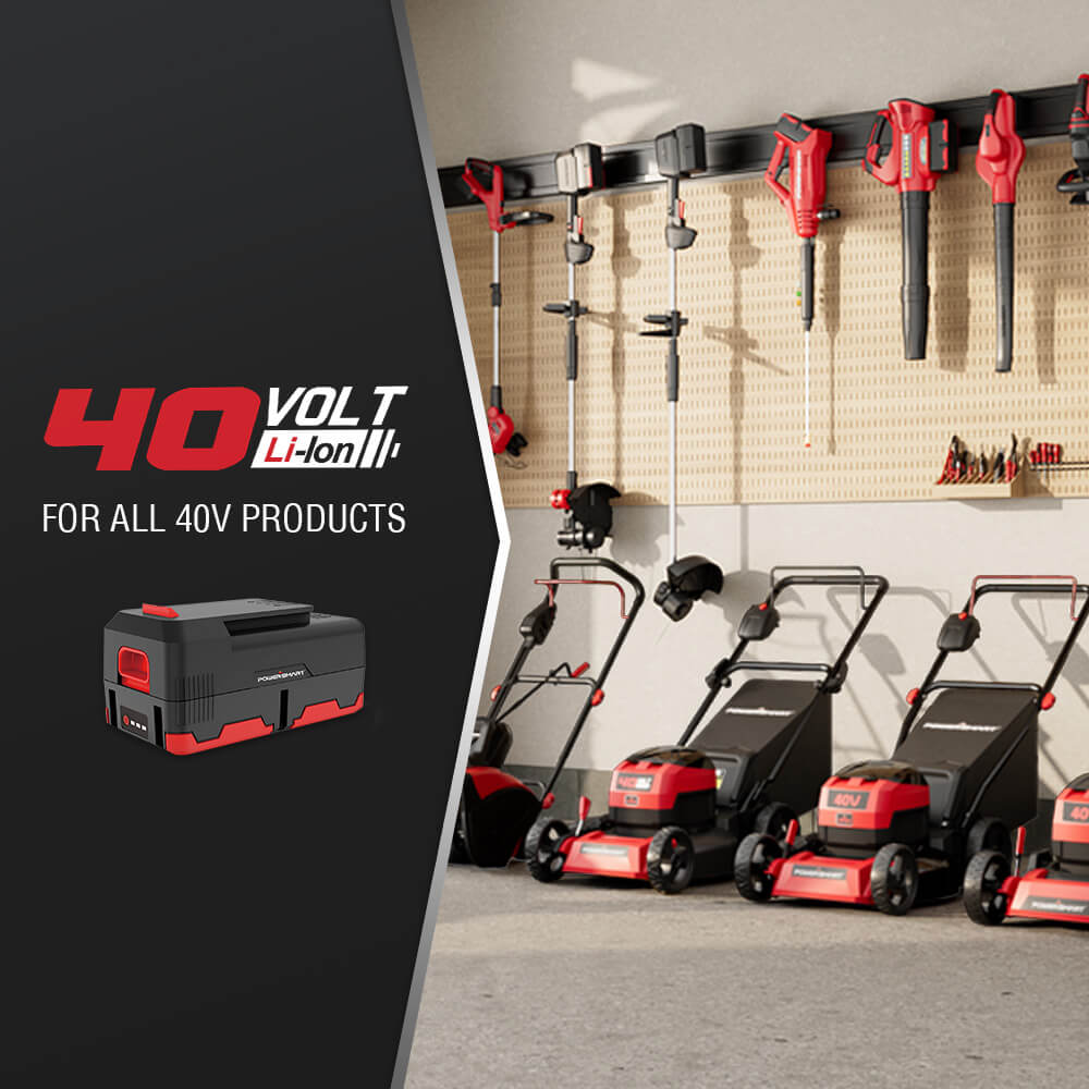 40V 17" Cordless Push Lawn Mower w/ 4.0Ah Battery & Charger MB2417A