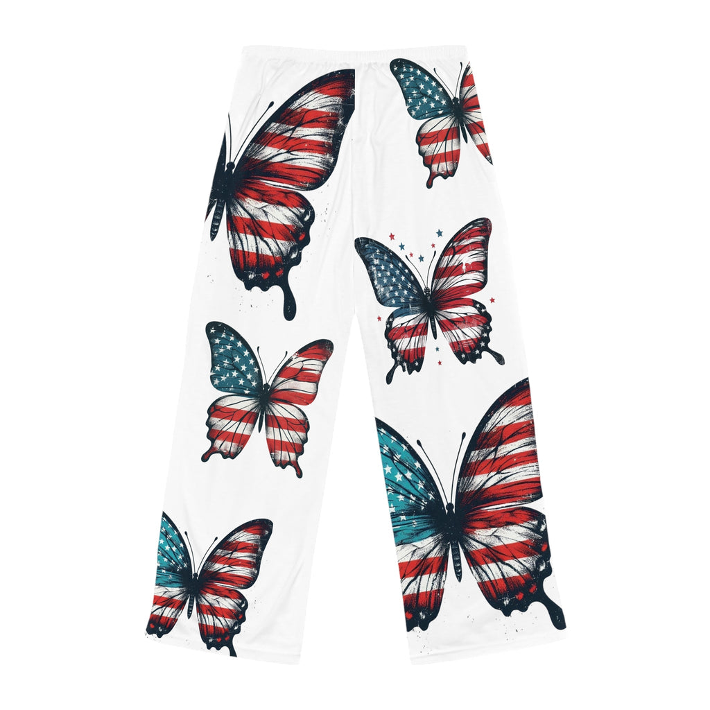Patriotic Butterfly Women's Pajama Pants - Stylish & Comfy Sleepwear