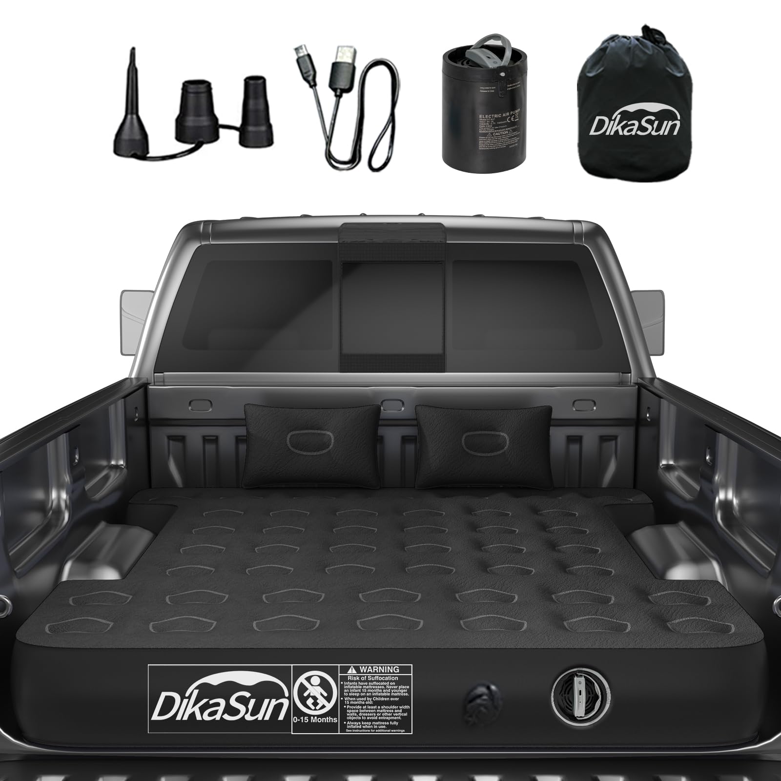 DikaSun Chevrolet 5.5-5.8ft | 6-6.5'  Truck Bed Air Mattress