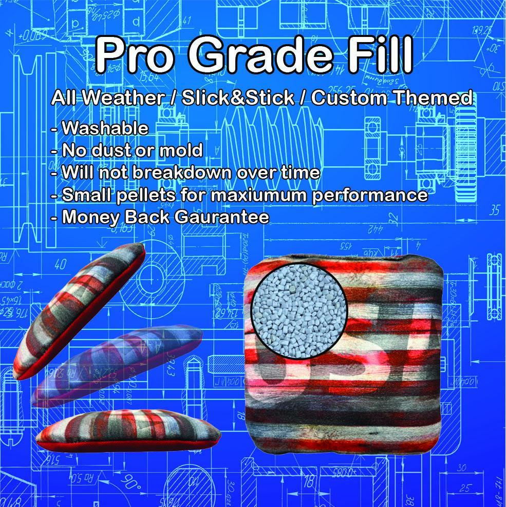 Multi Color Neon Striped Cornhole Boards