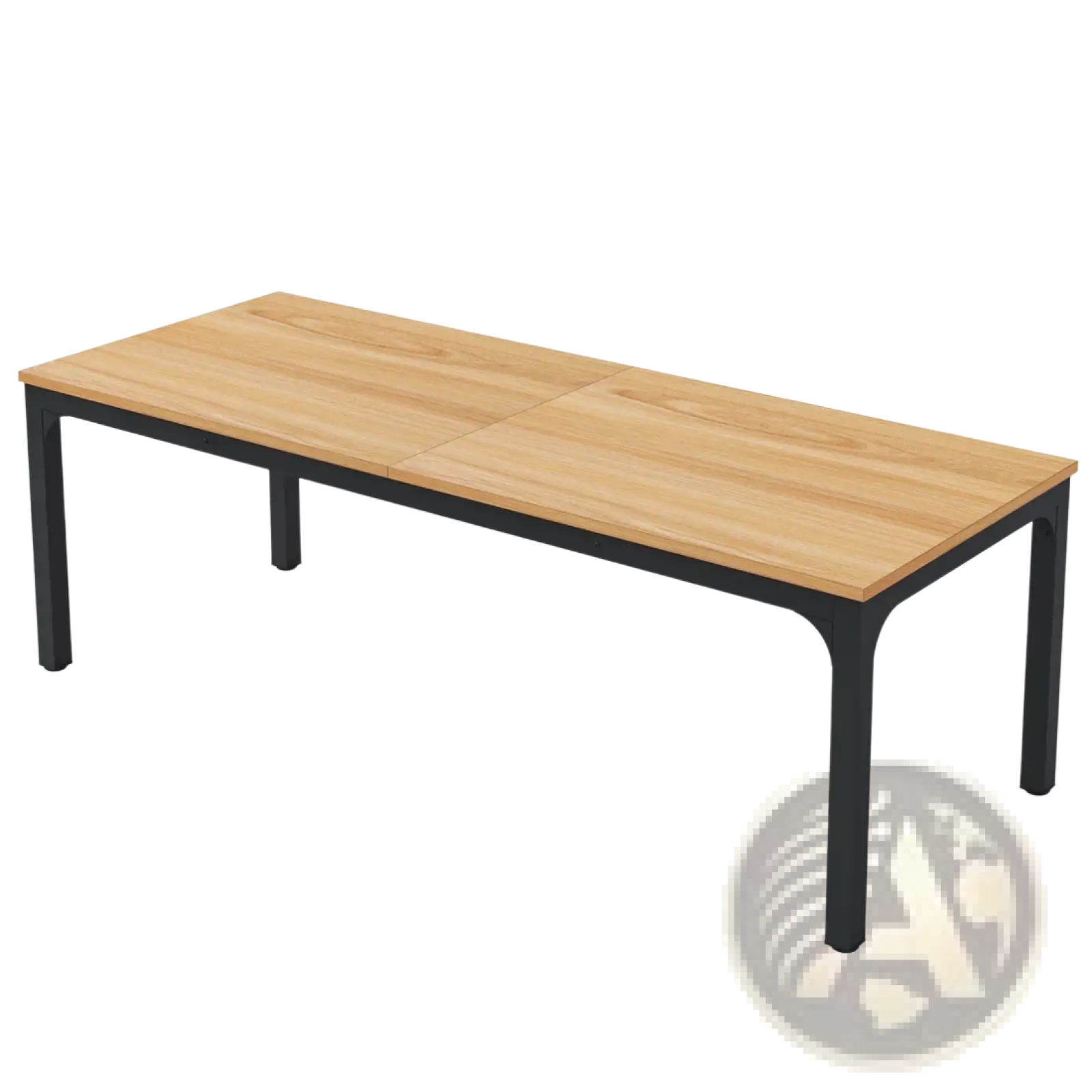 78 Inch Executive Office Desk Double Workstation Wood