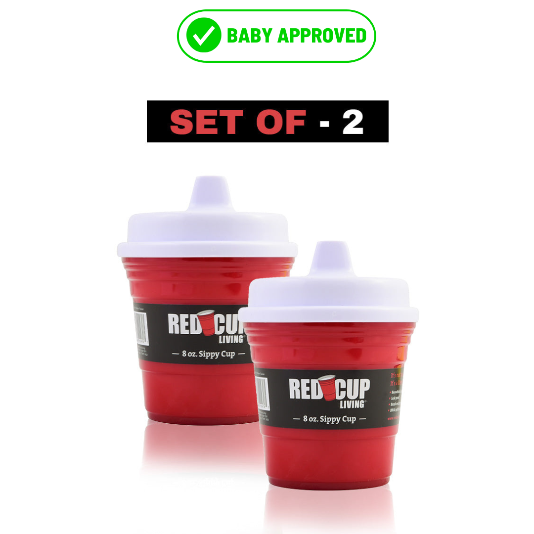 Pack of 4 – 8oz Unbreakable Kids Sippy Cups, Premium Quality & Easy-to-Hold, Perfect for Tummy Time