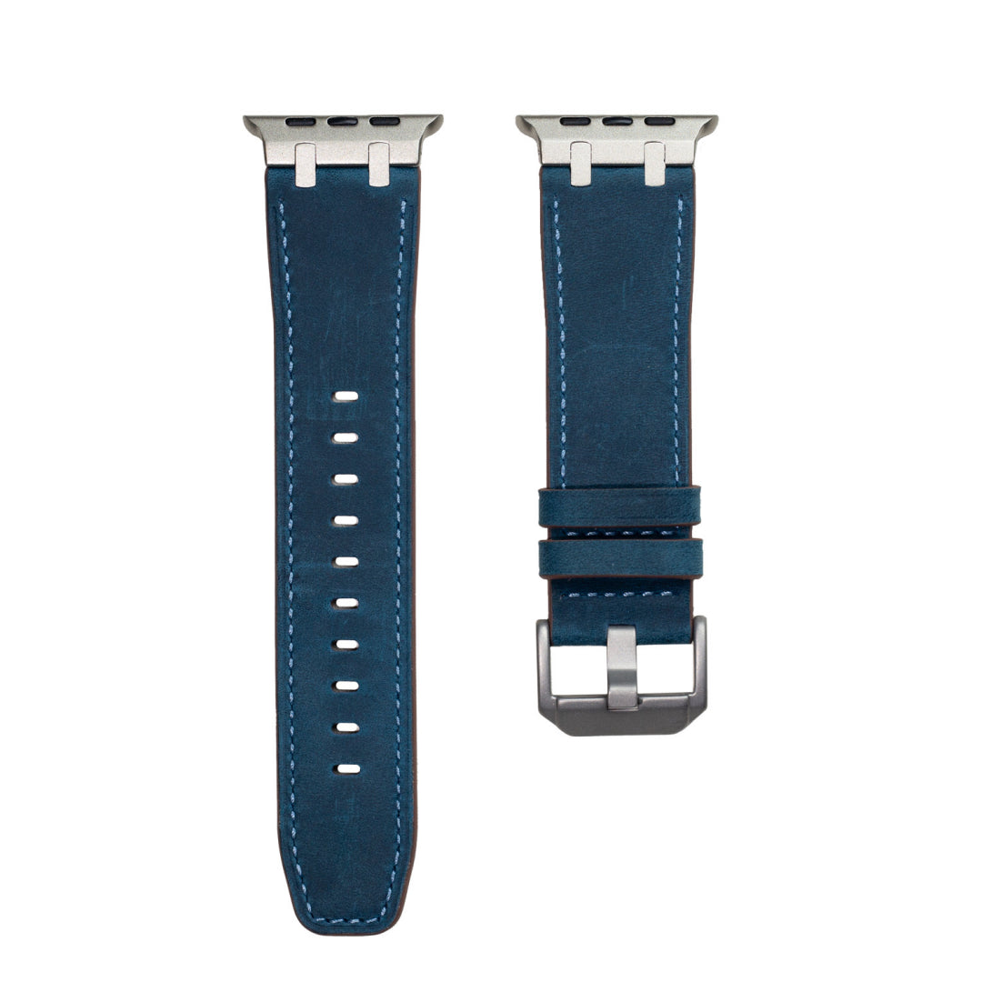 Premium AP Leather Band for Apple Watch - Vintage Design