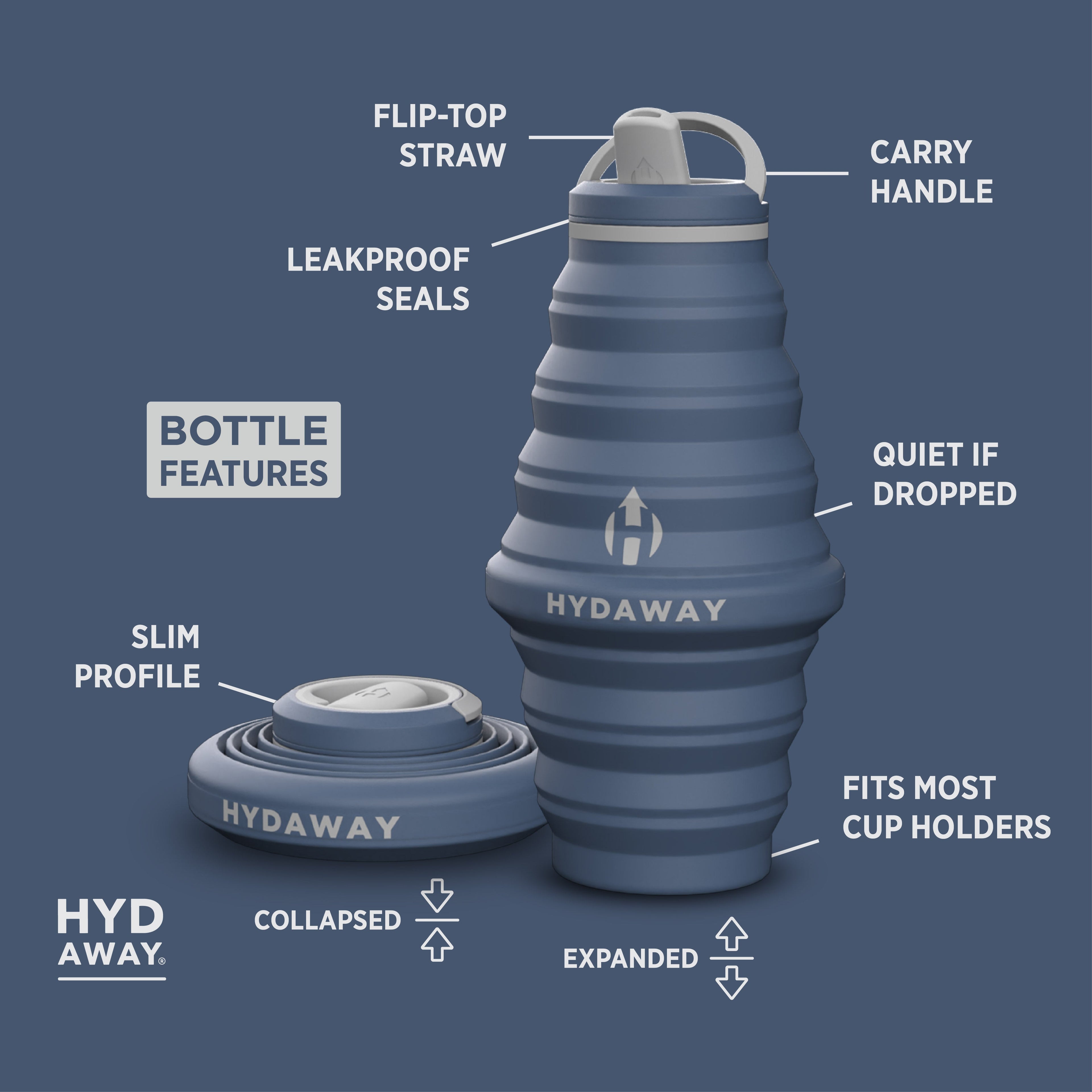 Collapsible Water Bottle | 25oz
