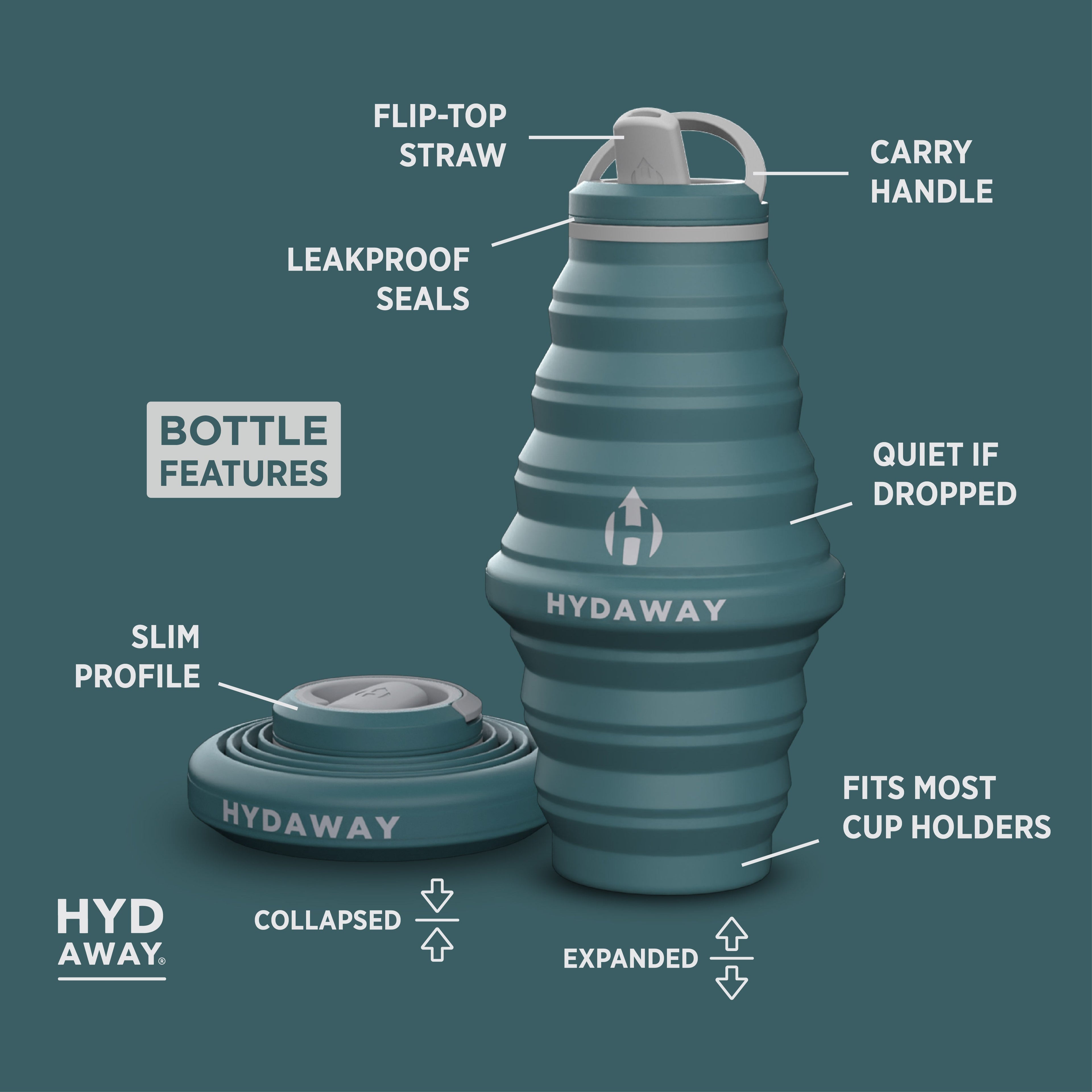 Collapsible Water Bottle | 25oz