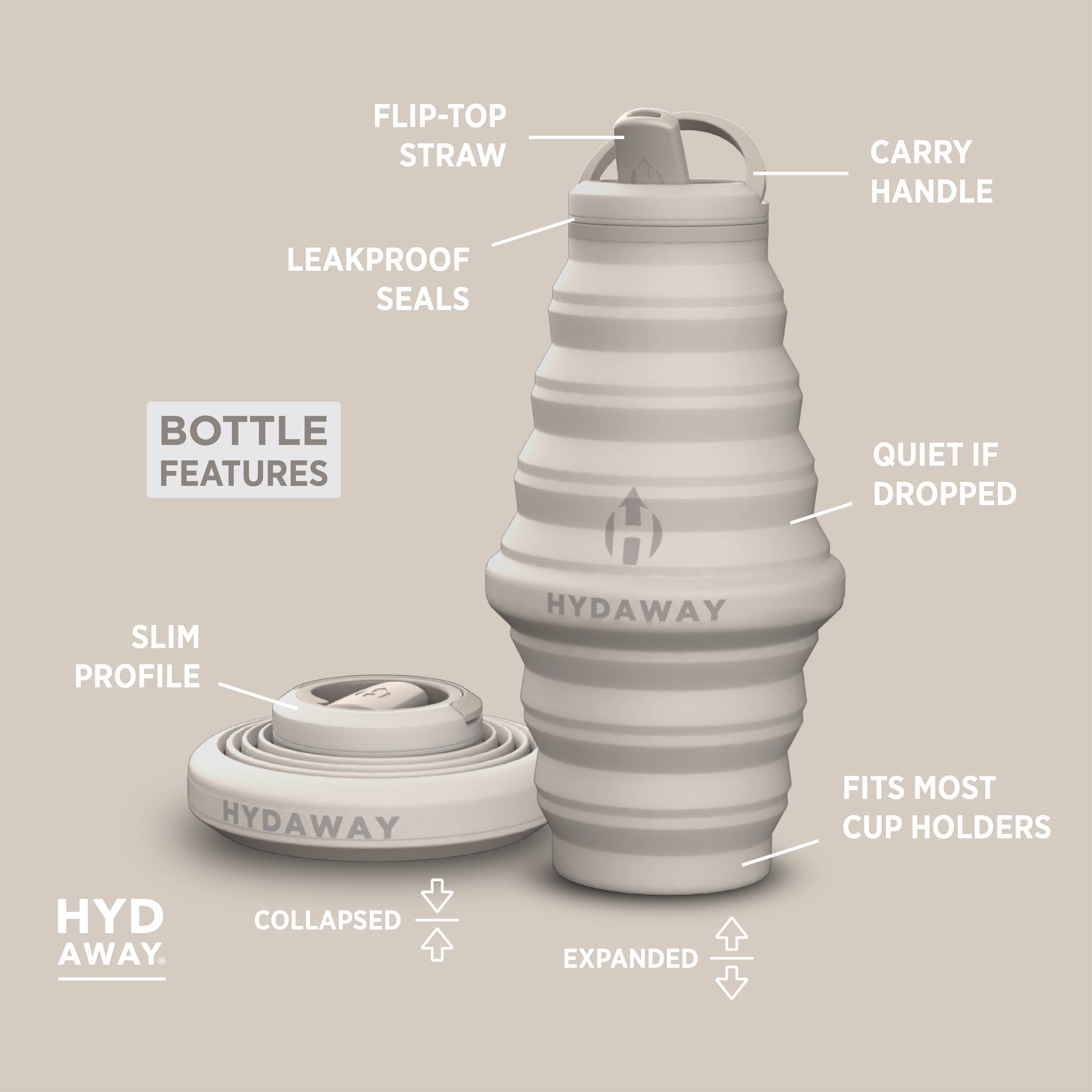 Collapsible Water Bottle | 25oz