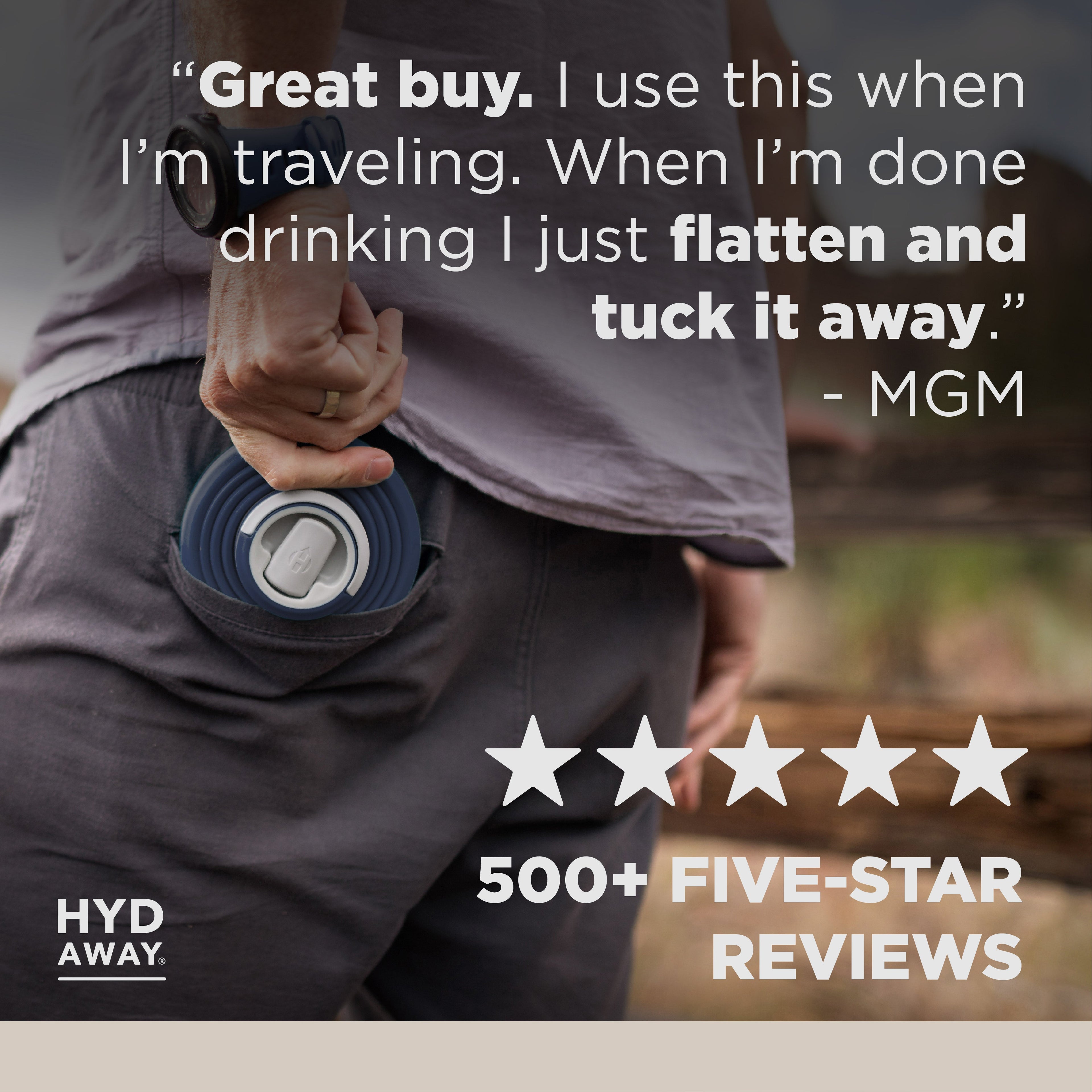 Collapsible Water Bottle | 25oz