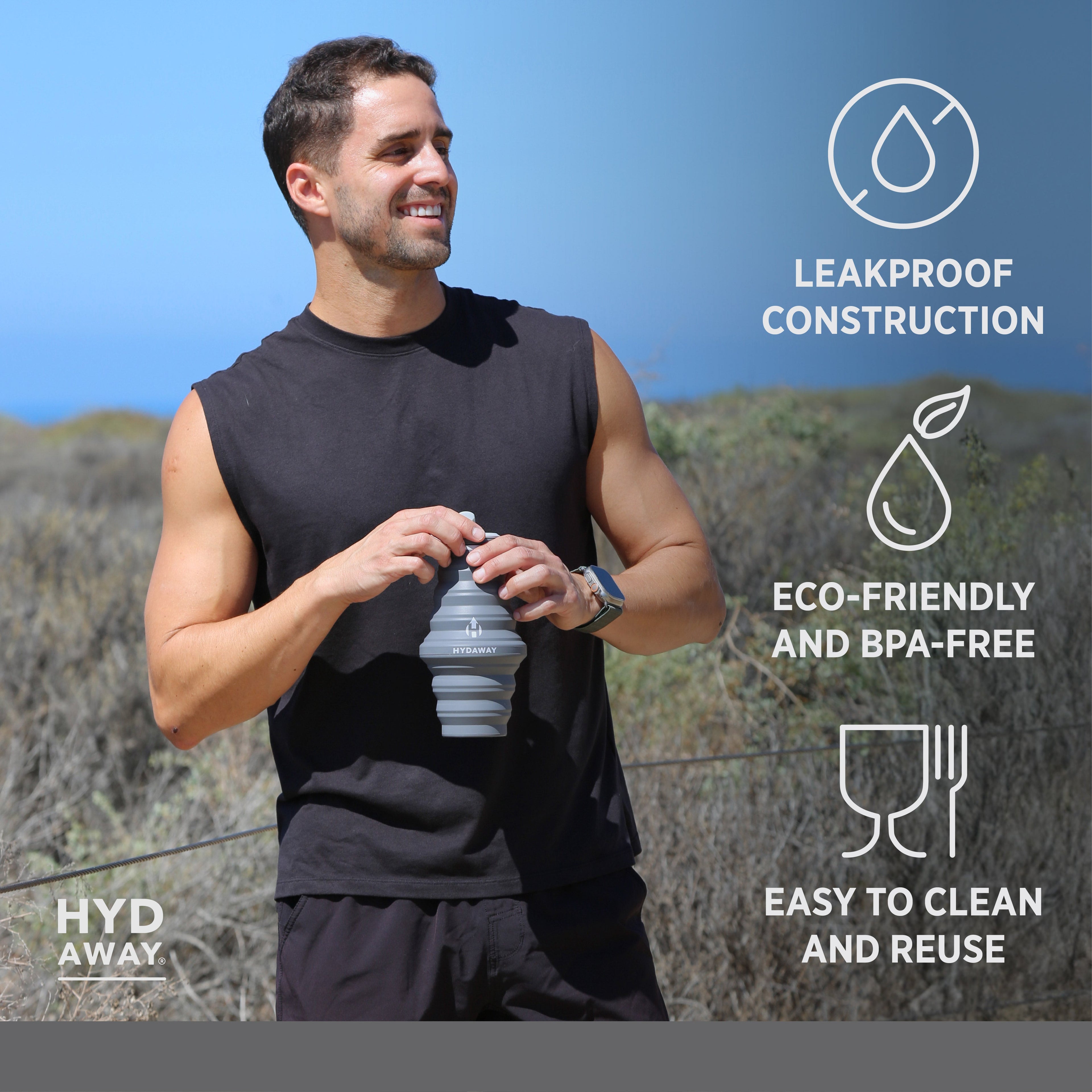 Collapsible Water Bottle | 25oz