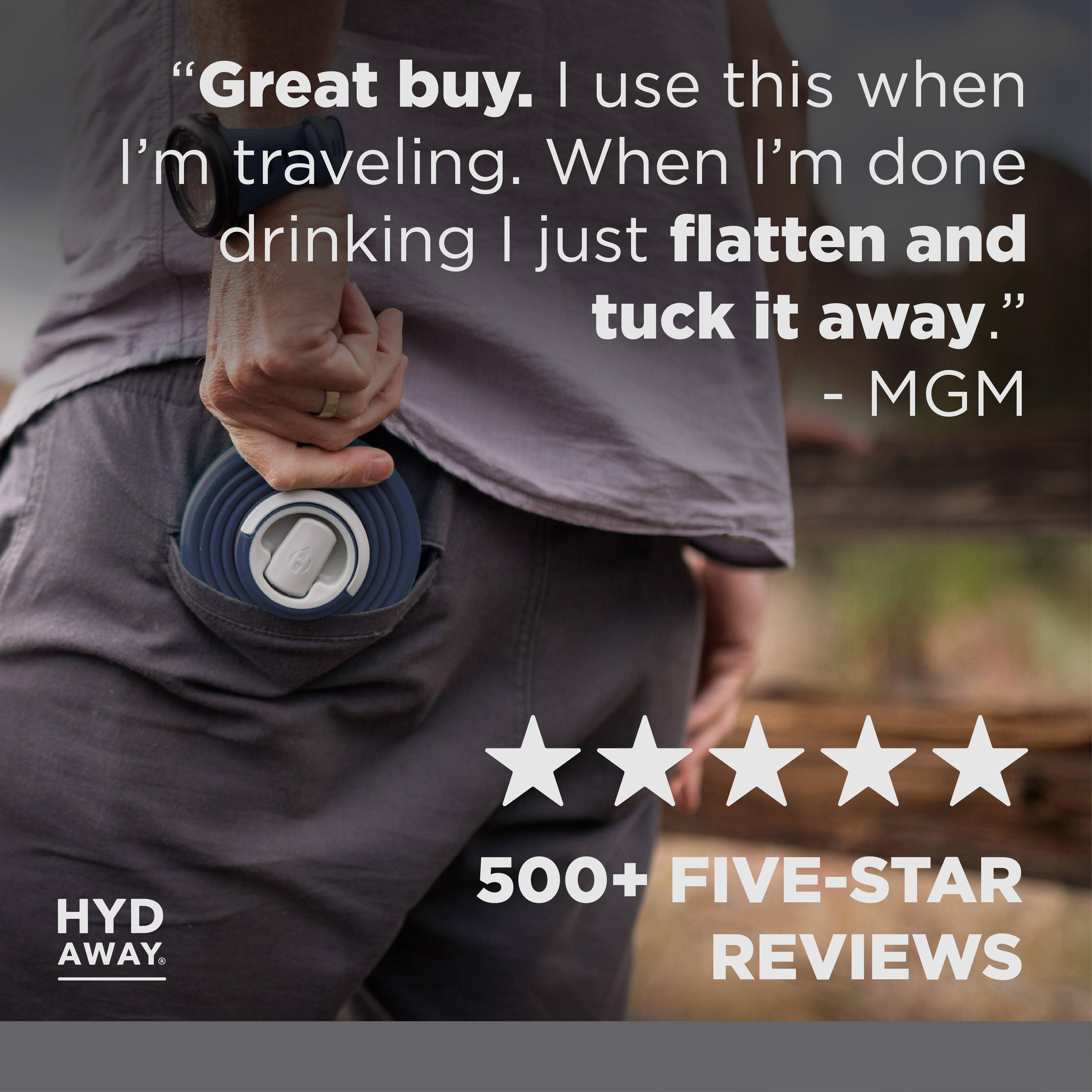 Collapsible Water Bottle | 25oz