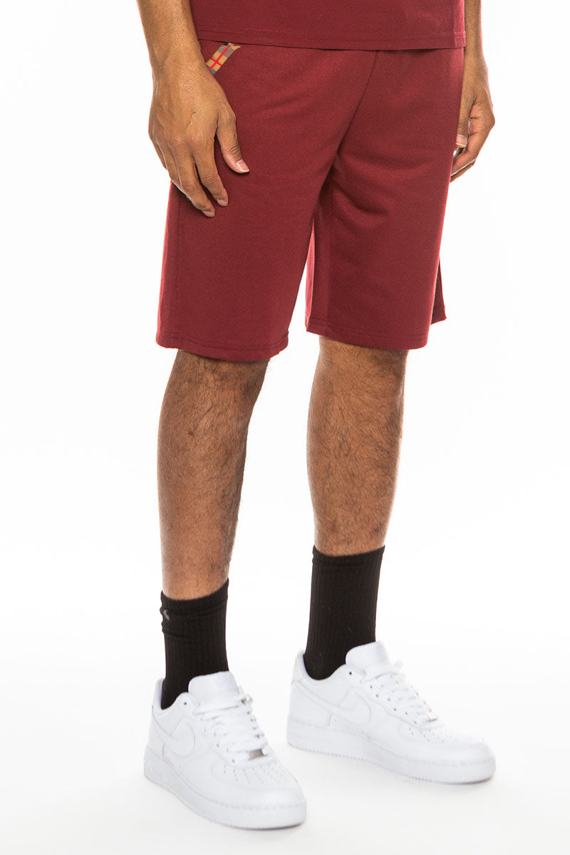 Checkered Detail Shorts EMS4102
