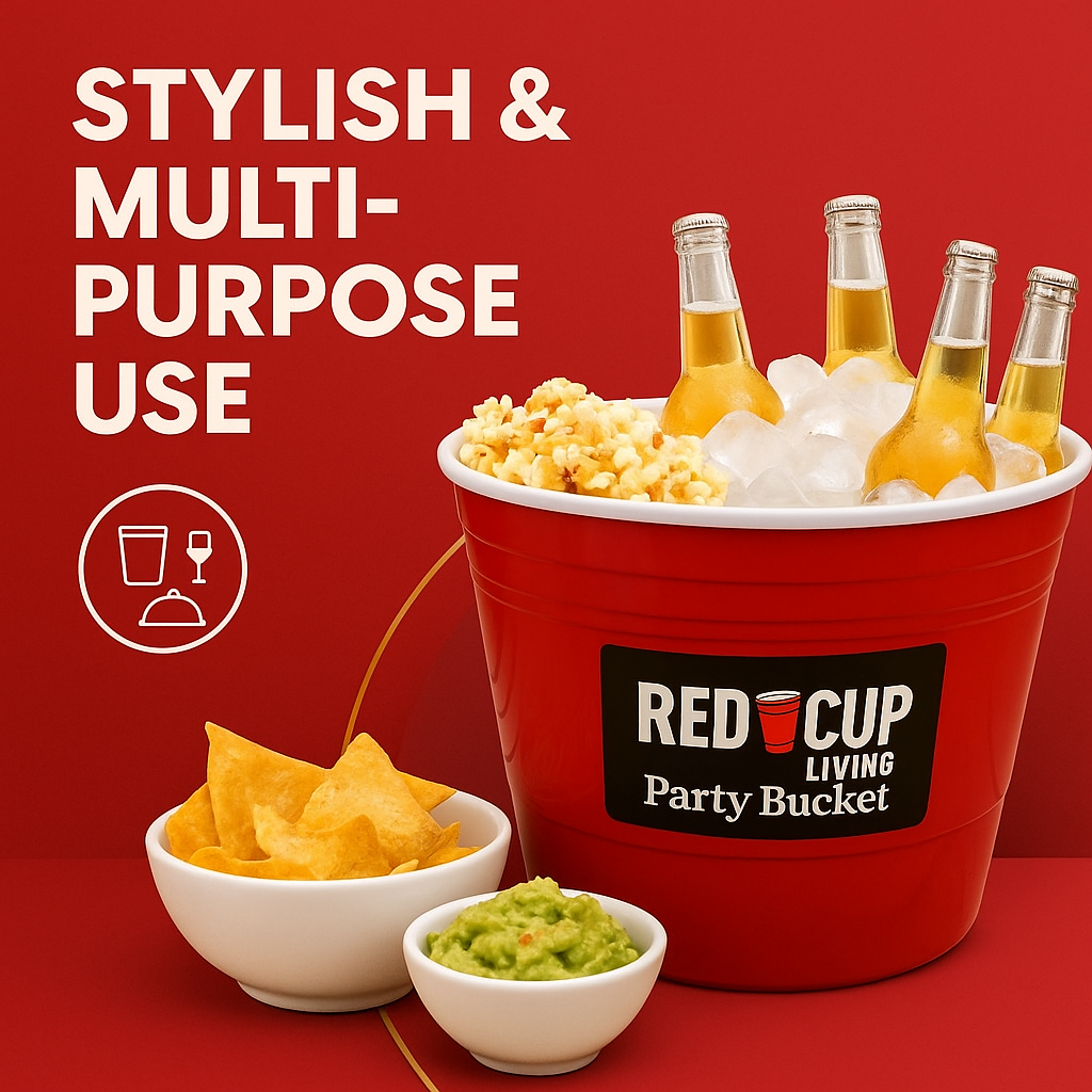 Ice Bucket For Party | Unbreakable Party Bucket Large Capacity | Durable and Sturdy Design