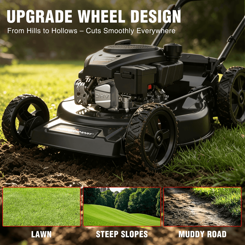 22" 170cc Gas Self-Propelled 3-in-1 Lawn Mower V8622S