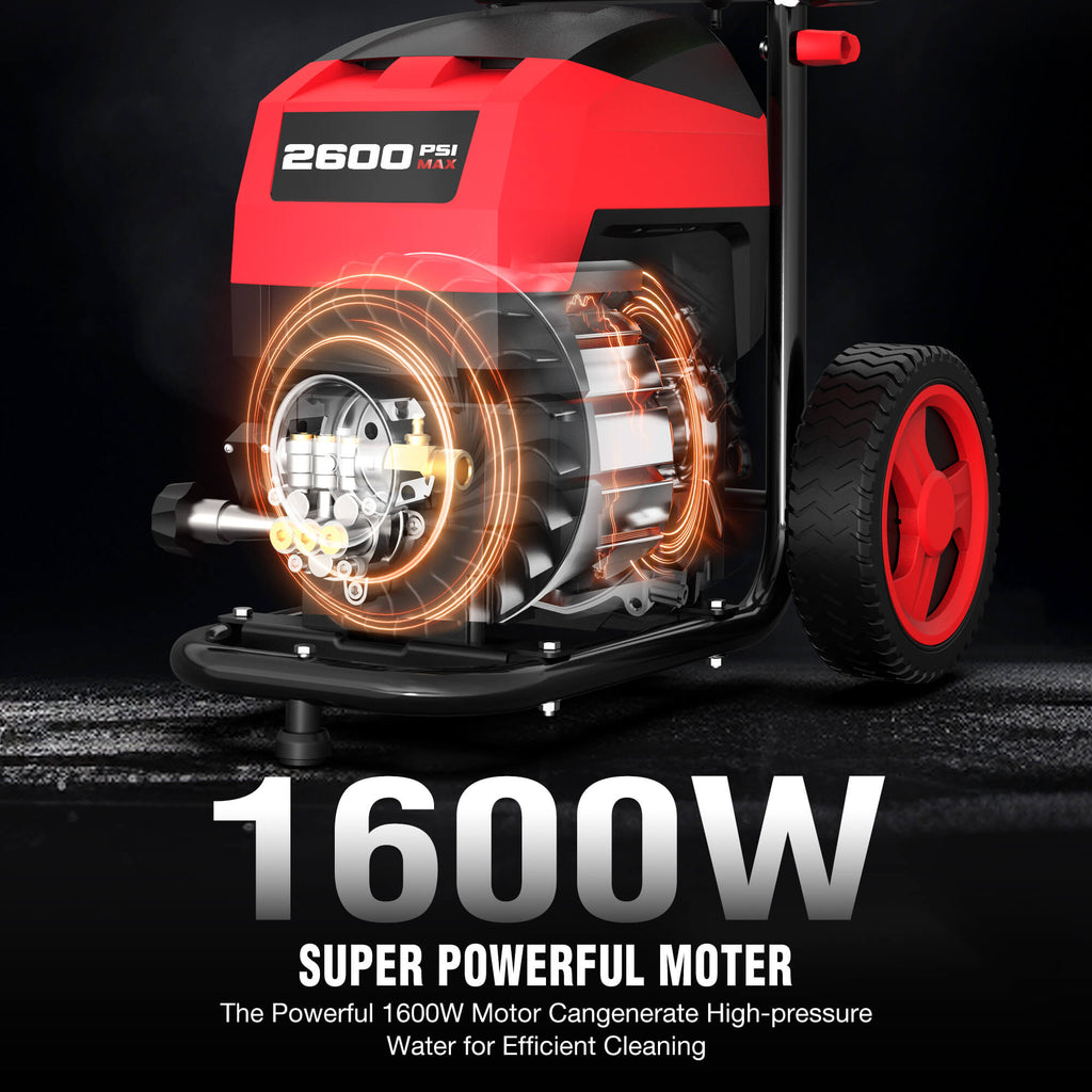 2600PSI 1.4GPM Electric Pressure Washer DW1026A