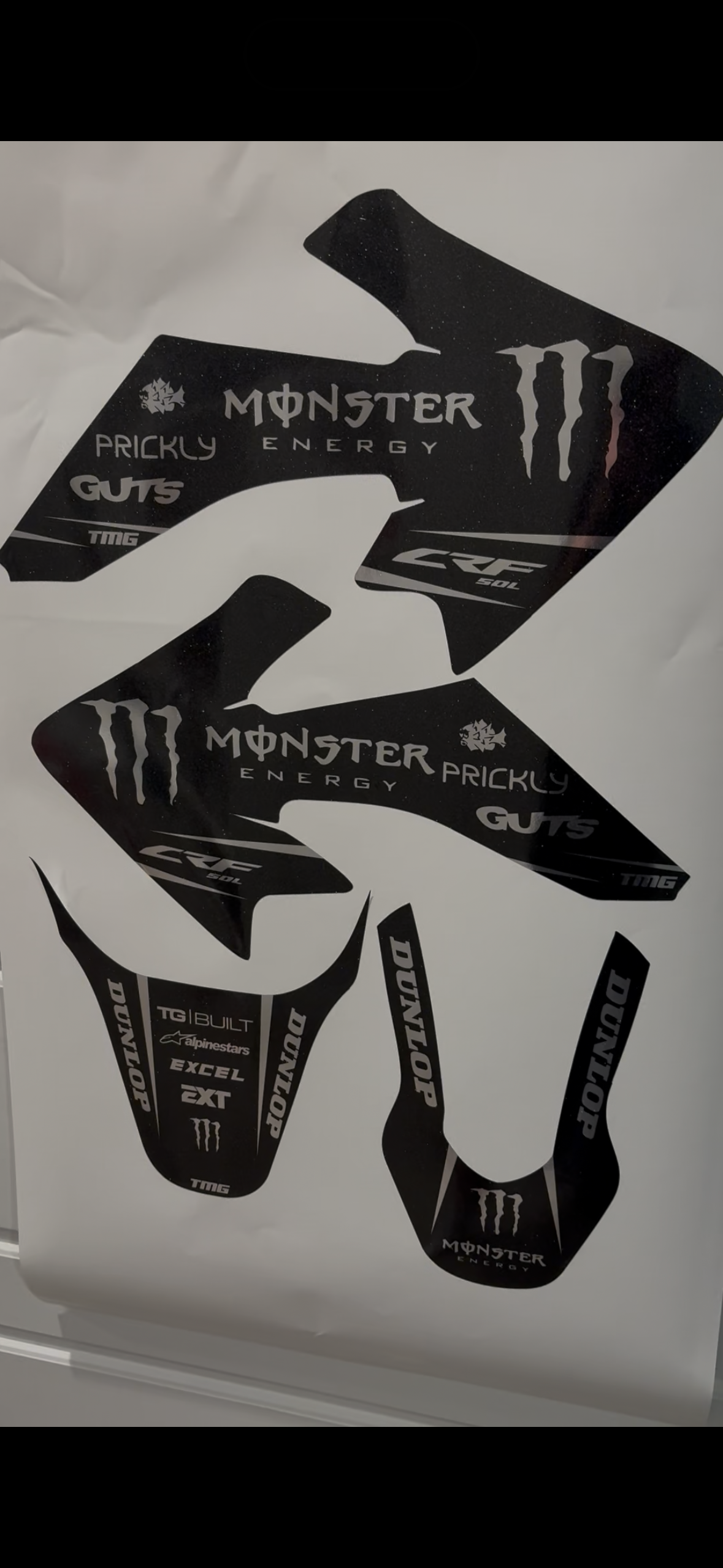 CRF50 Plastics Decal  Kit