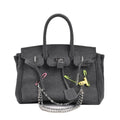 Retro Distressed Spoof Pin Rag Beggar Bags