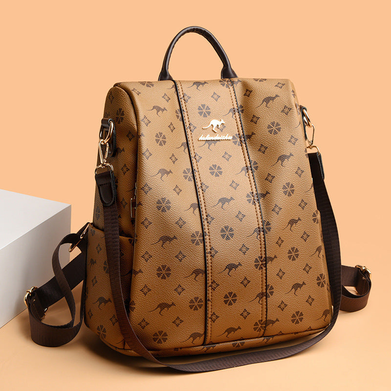 Women's Fashion Lady Mom Printed Leisure Backpacks