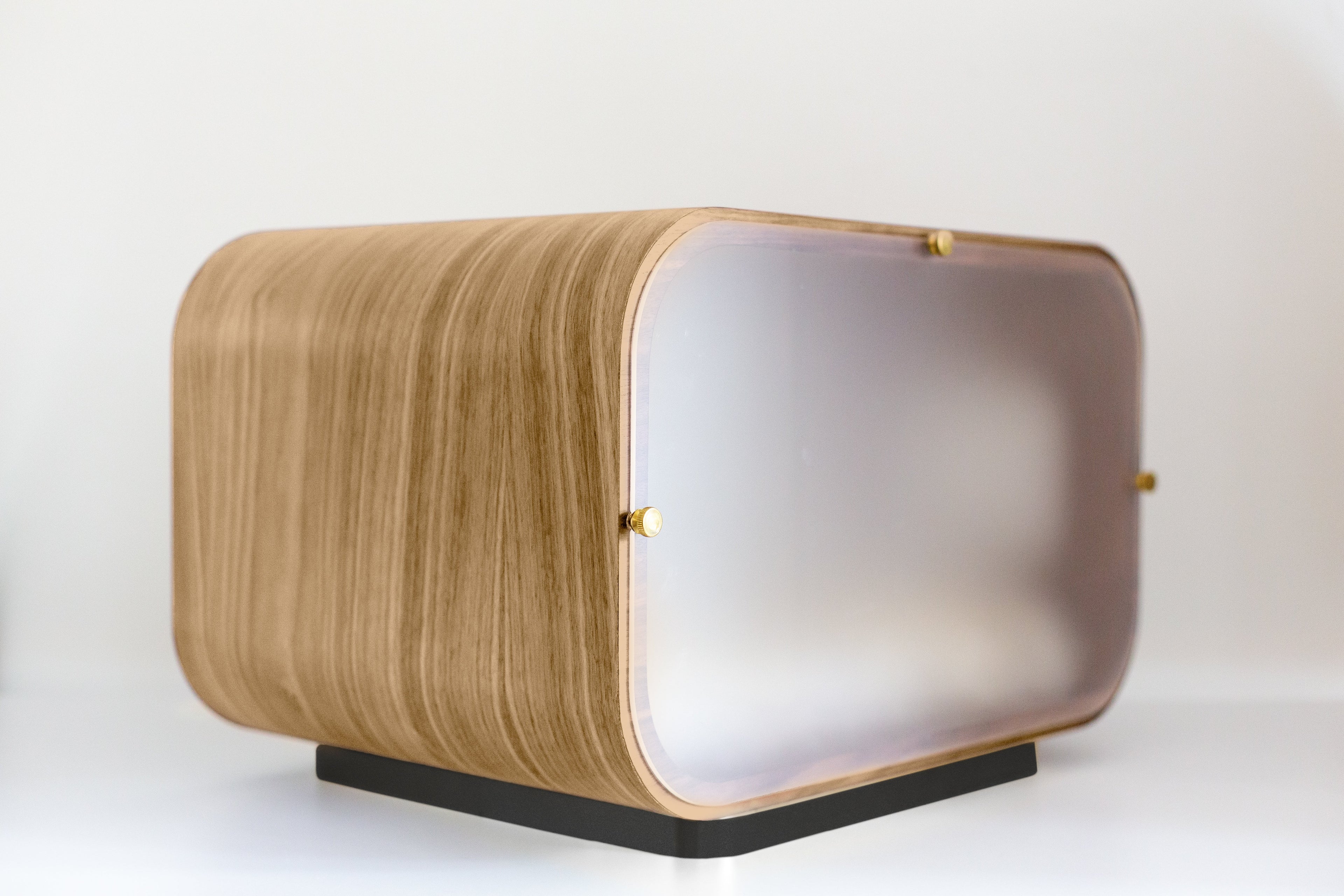 The LUNA Bed in White Oak