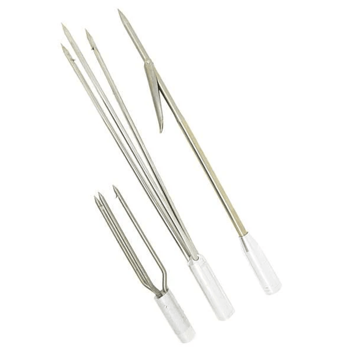 Spearfishing 5' Fiber Glass Travel 2piece Hawaiian Sling Pole Spear 3 Tips Set