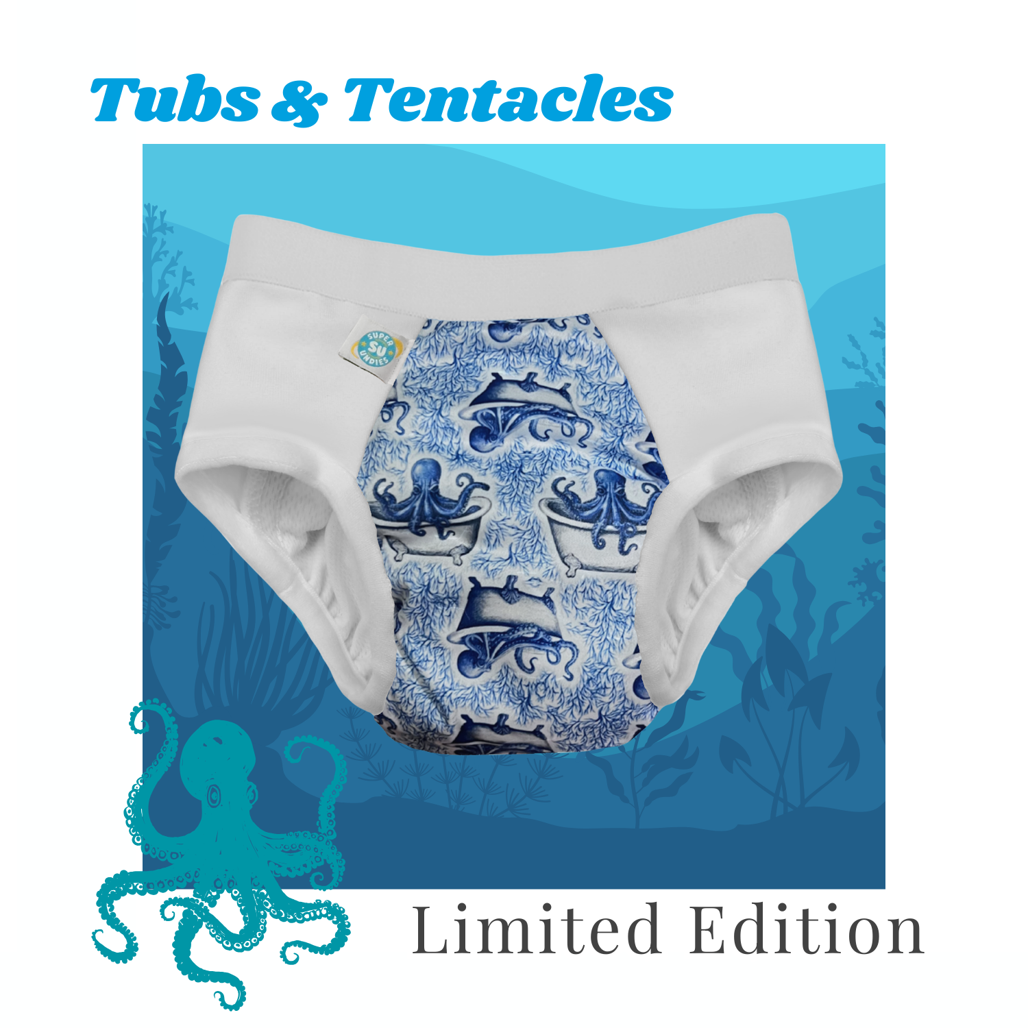 3-in-1 Waterproof Diaper, Trainer & Swim Gear for Special Needs