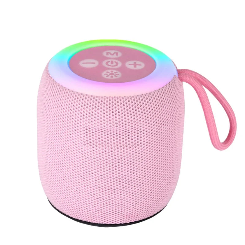 Portable Bluetooth Wireless Speaker with Lights, Travel Essentials Valentines Birthday Gifts for Men Women Boys Girls