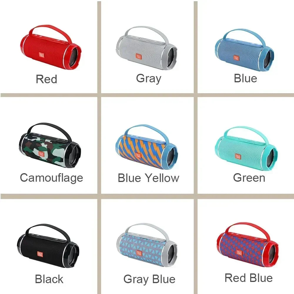 Bluetooth Speaker Wireless Powerful Big Box Portable Outdoor Waterproof Subwoofer 3D Stereo Speaker