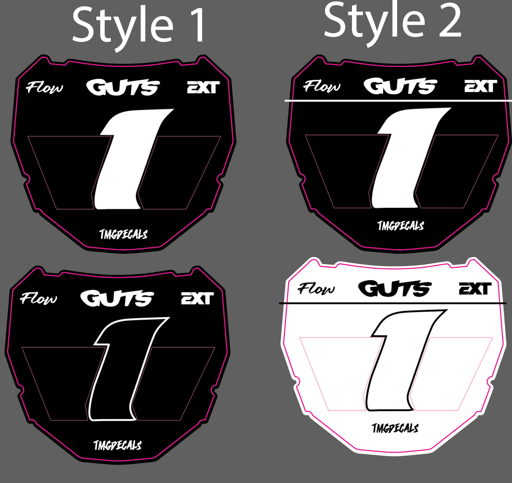 Vented Odi Plate White or Black