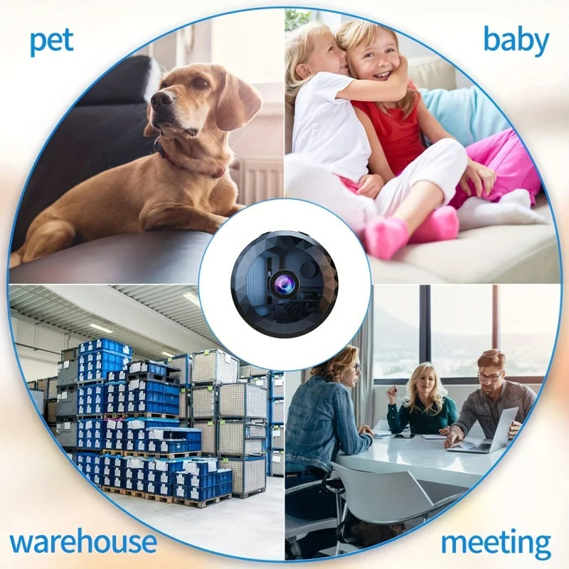 Mini WiFi Security Camera with Night Vision - 1080P HD Quality
