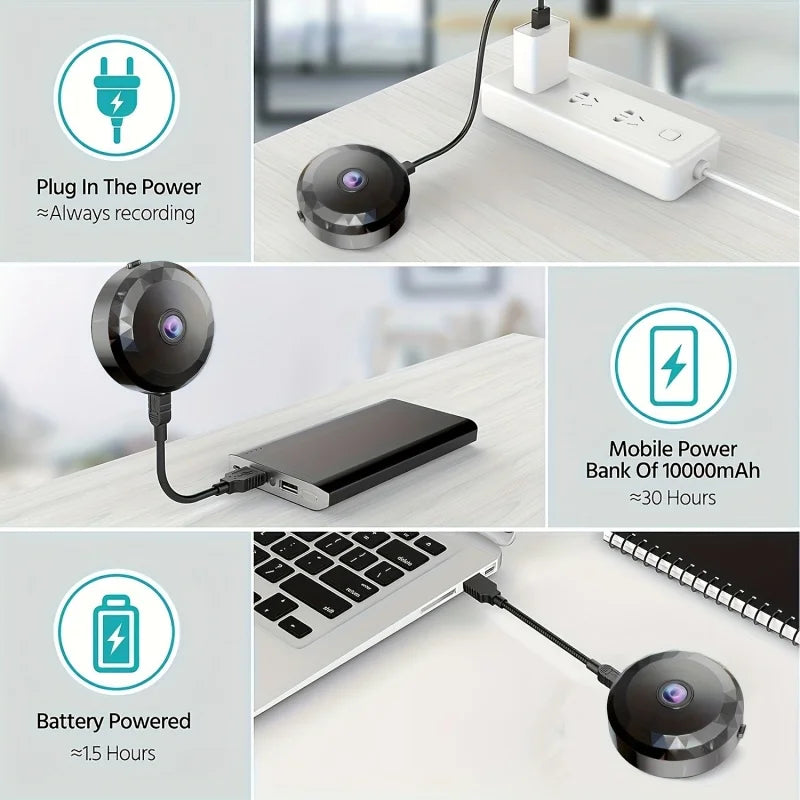 Mini WiFi Security Camera with Night Vision - 1080P HD Quality