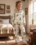 Baha Ranch The Last Roundup Western Rodeo Satin Pajama Set