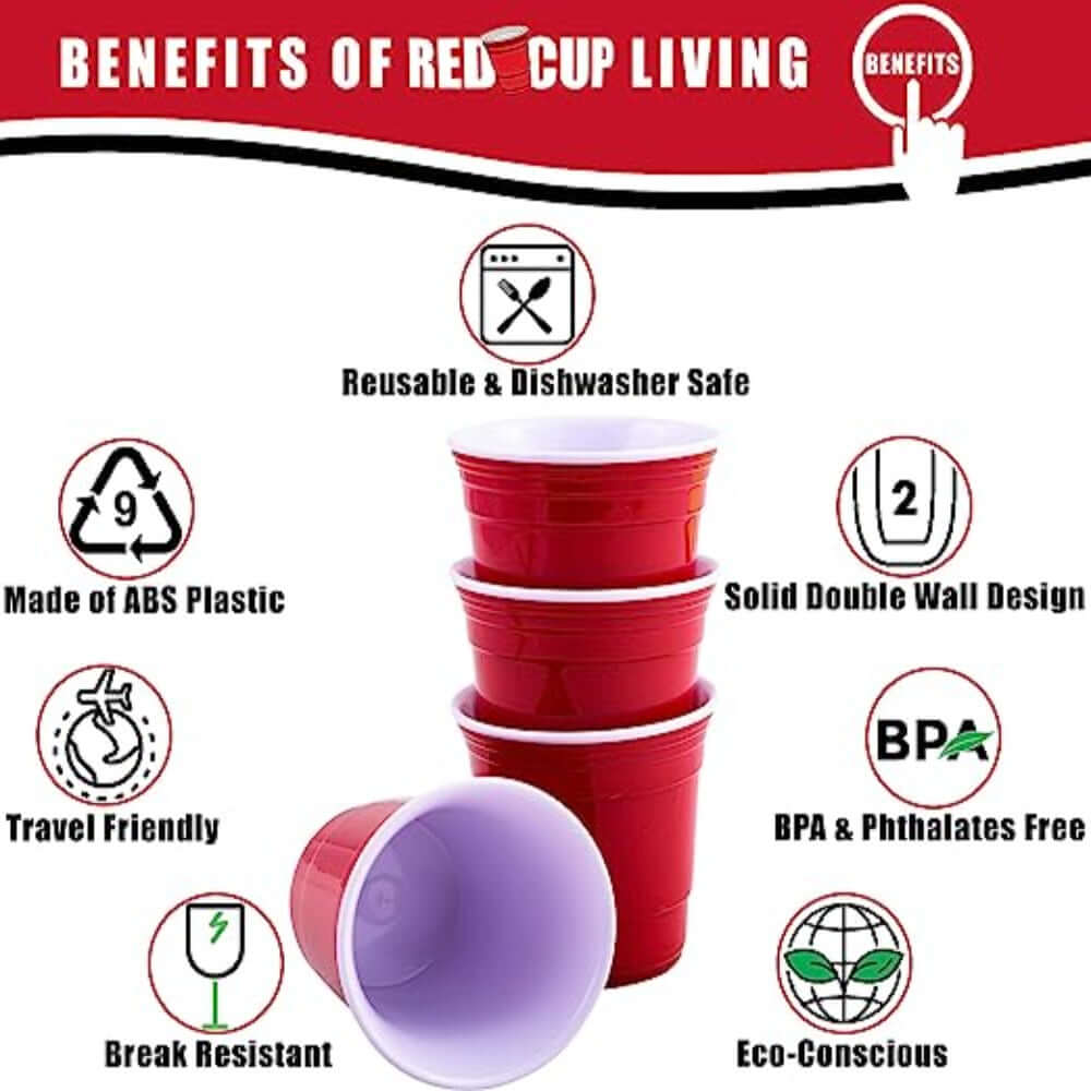 5oz Cups For Parties (Set of 4)