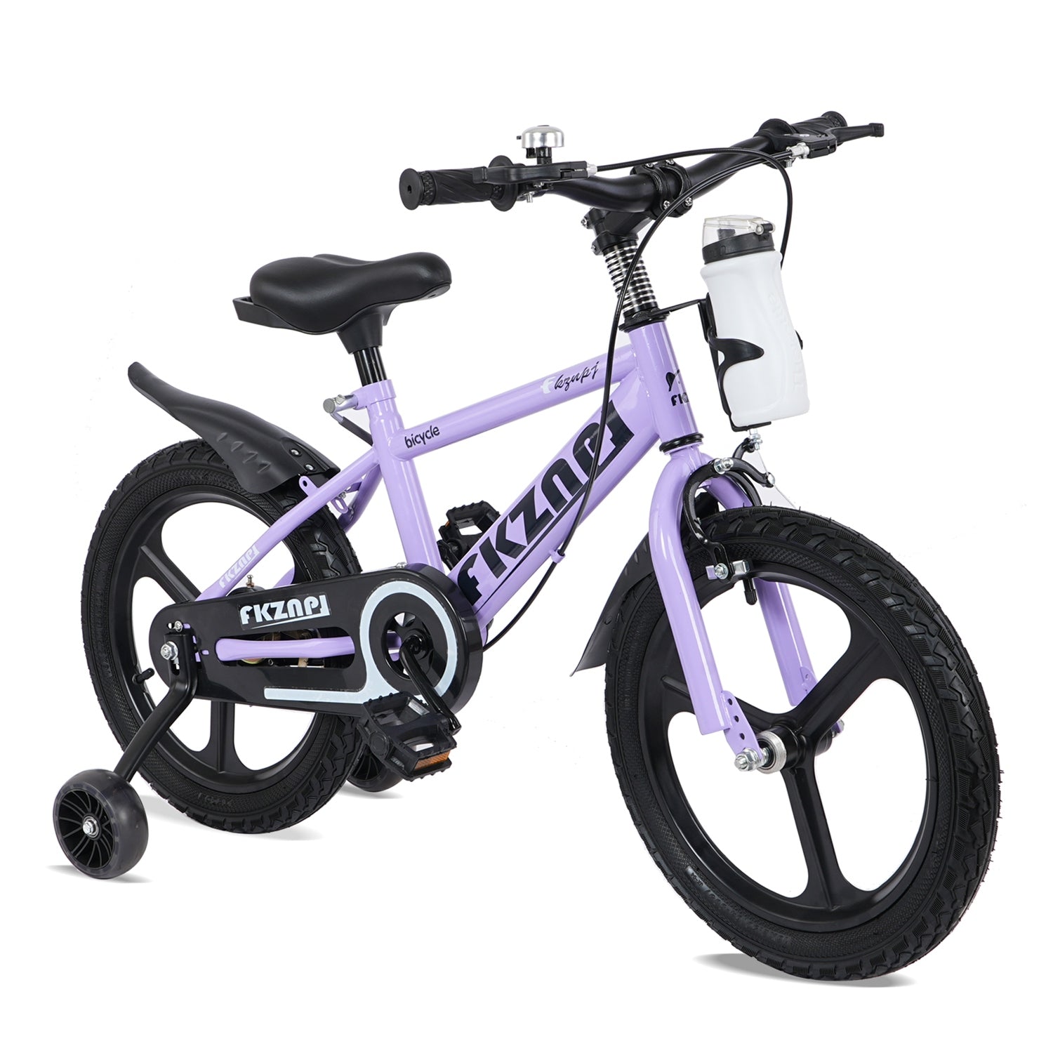 16-18 Inch Kids Bike with Training Wheels and Adjustable Seat