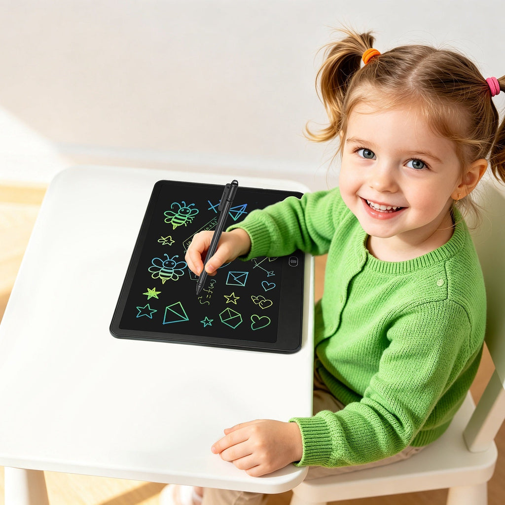 LCD Writing Tablet for Kids with Stylus & Lock Function