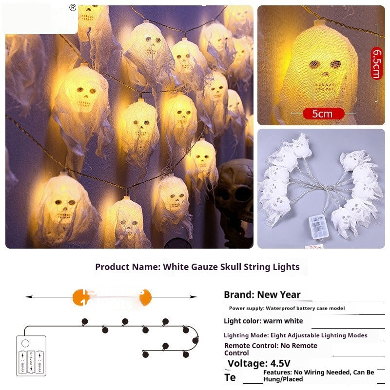 Halloween Horror Atmosphere Decoration Indoor Wall Layout Colored Lights