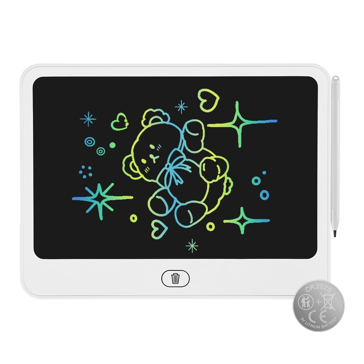 LCD Writing Tablet for Kids with Stylus & Lock Function