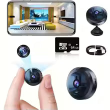 Mini WiFi Security Camera with Night Vision - 1080P HD Quality