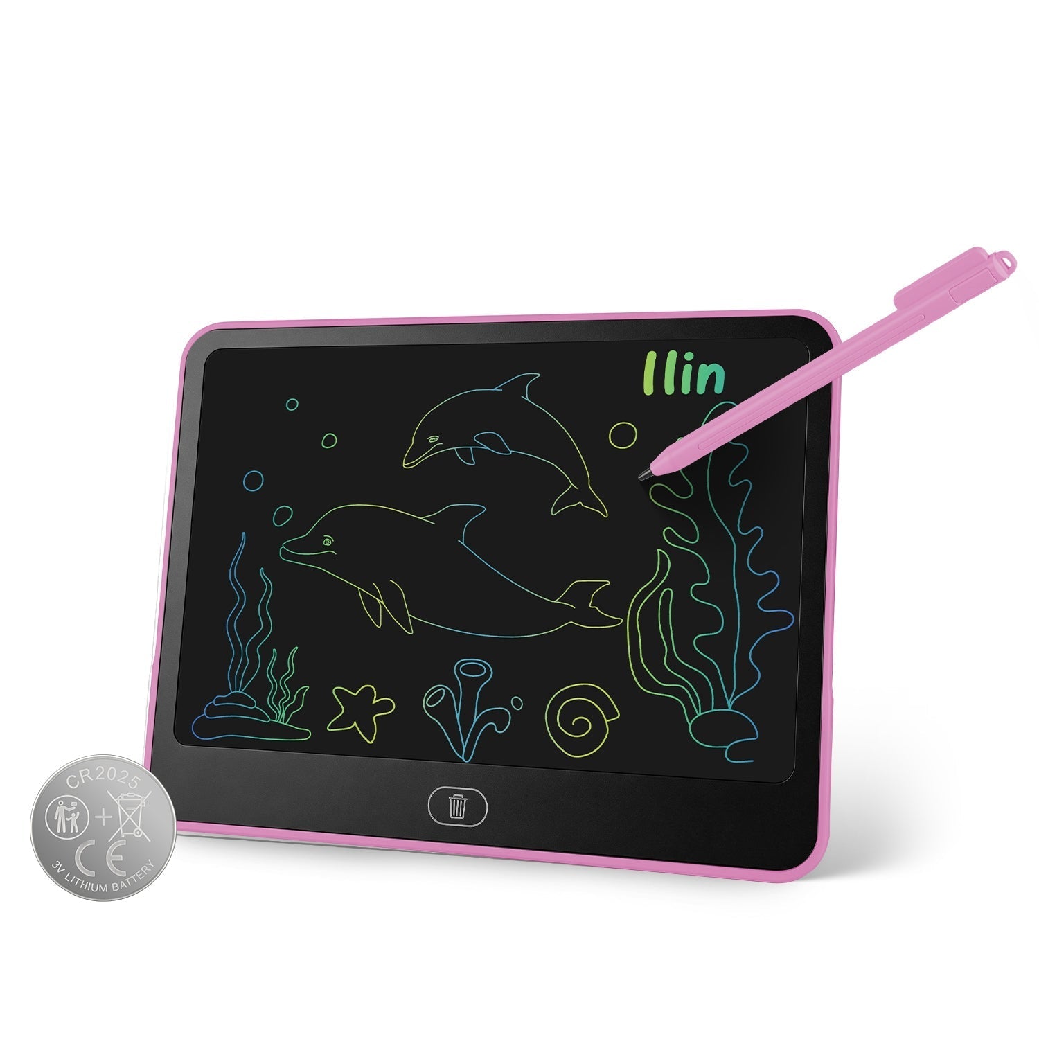 LCD Writing Tablet for Kids with Stylus & Lock Function