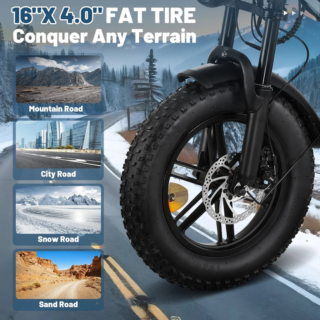 Mini V8 Electric Mountain Bike (500W)