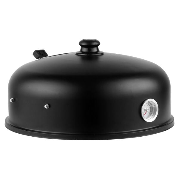 Outdoor Charcoal Smoker Grill – Portable Barrel BBQ Cooker Black