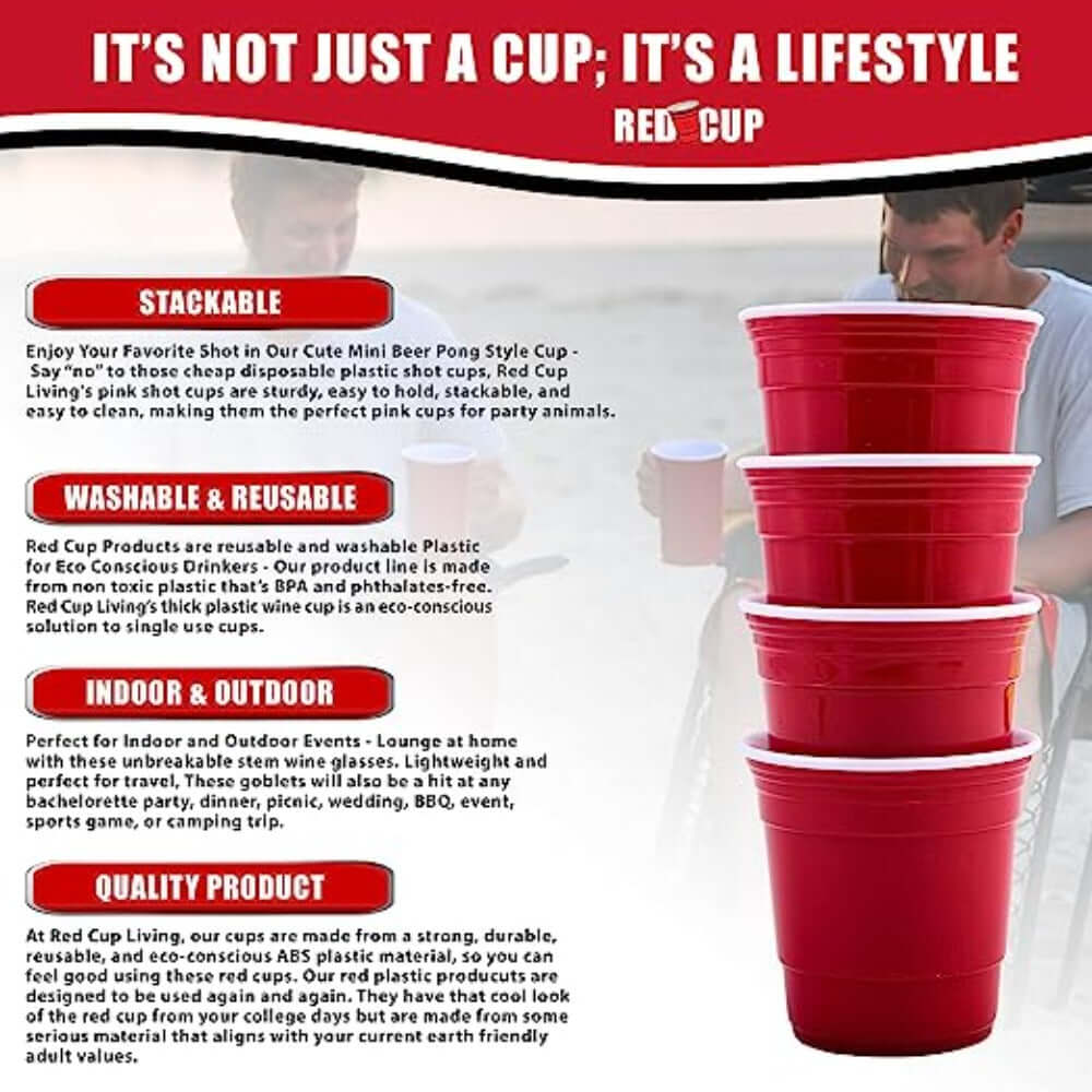 5oz Cups For Parties (Set of 4)