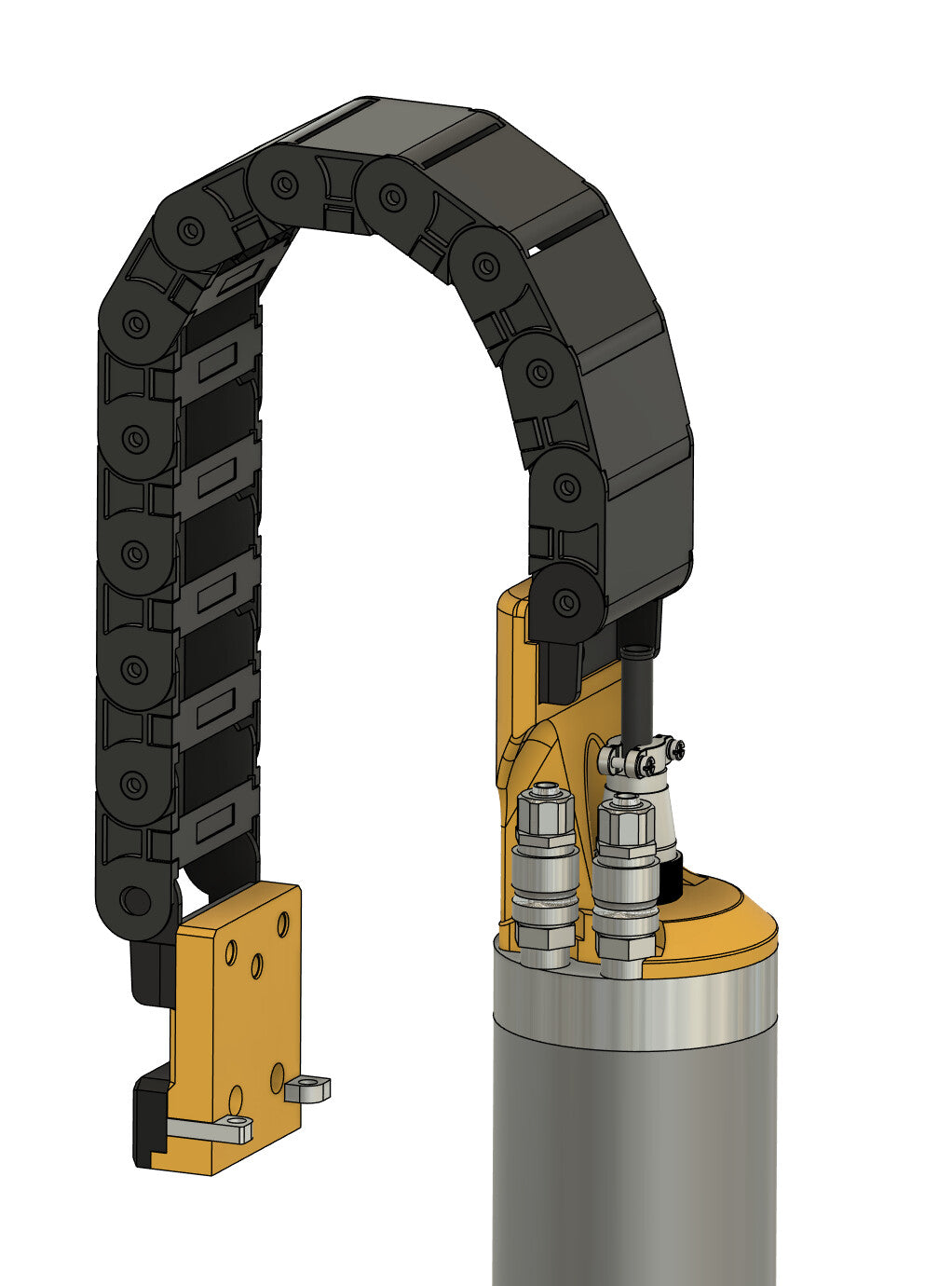 Z Axis Cable Chain Mount System — Universal CNC Cleanup Upgrade