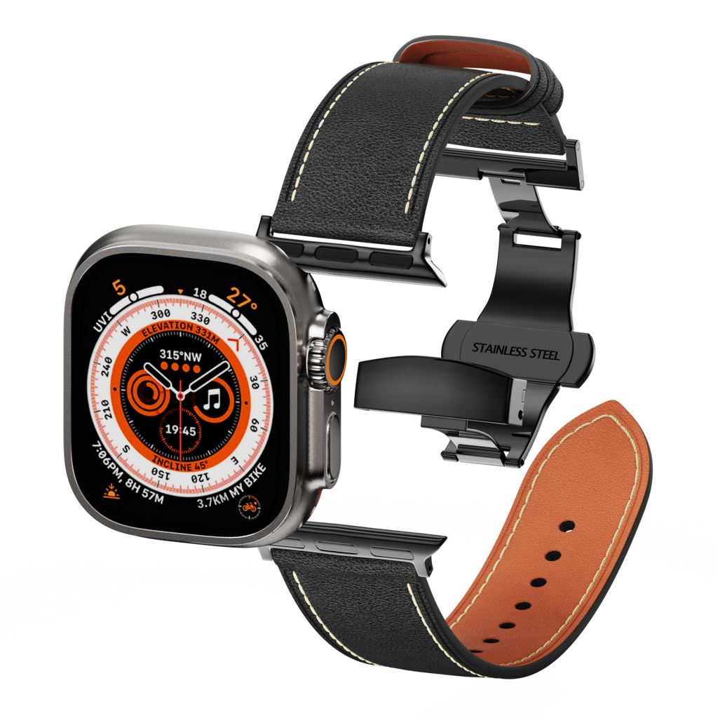 Leather Butterfly Band – Ideal Gift for Apple Watch